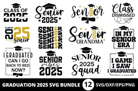 2025 Graduation SVG Bundle