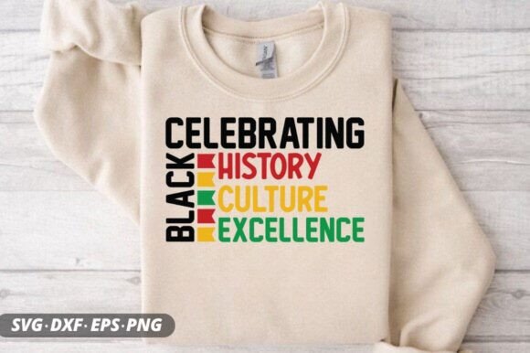 Black Celebrating History Culture SVG