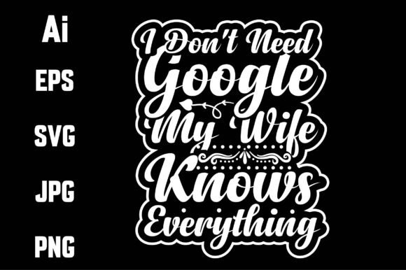 Husband Typography T-Shirt Design SVG