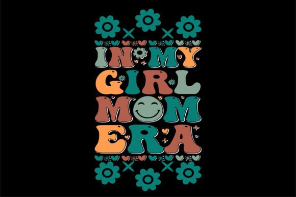 In My Girl Mom Era Groovy Key Chain SVG