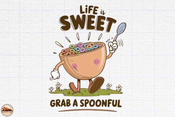 Life is Sweet Grab a Spoonful PNG SVG