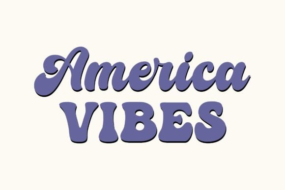 Retro America Vibes 4th of July SVG PNG
