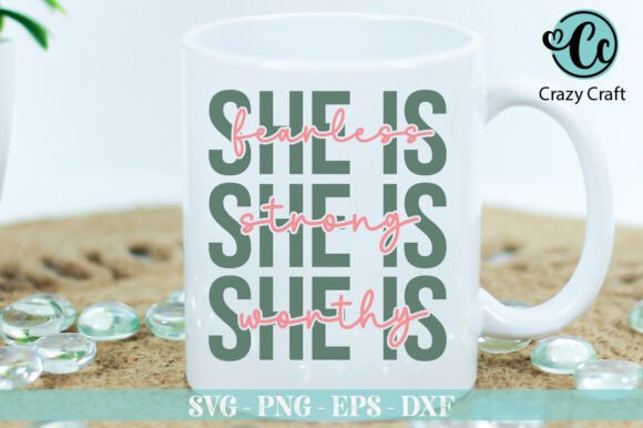She is Fearless SVG, She is Me SVG